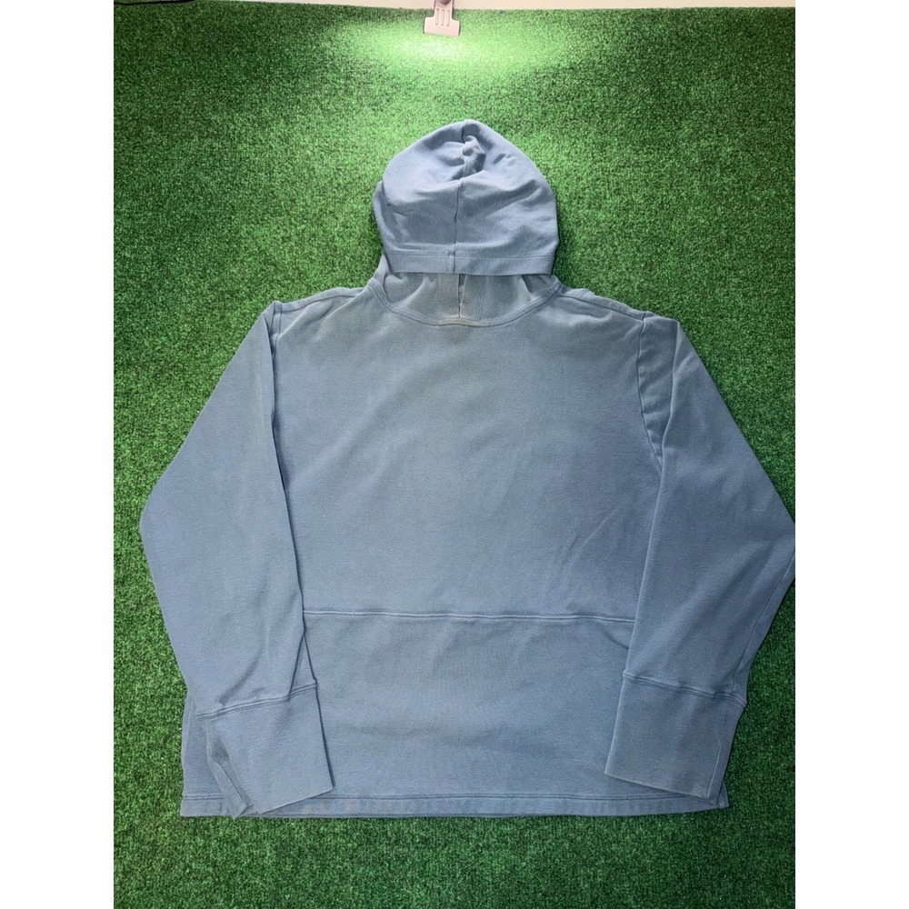 Patagonia Mens Blue Organic Cotton Blend Pullover Hoodie Size Large L